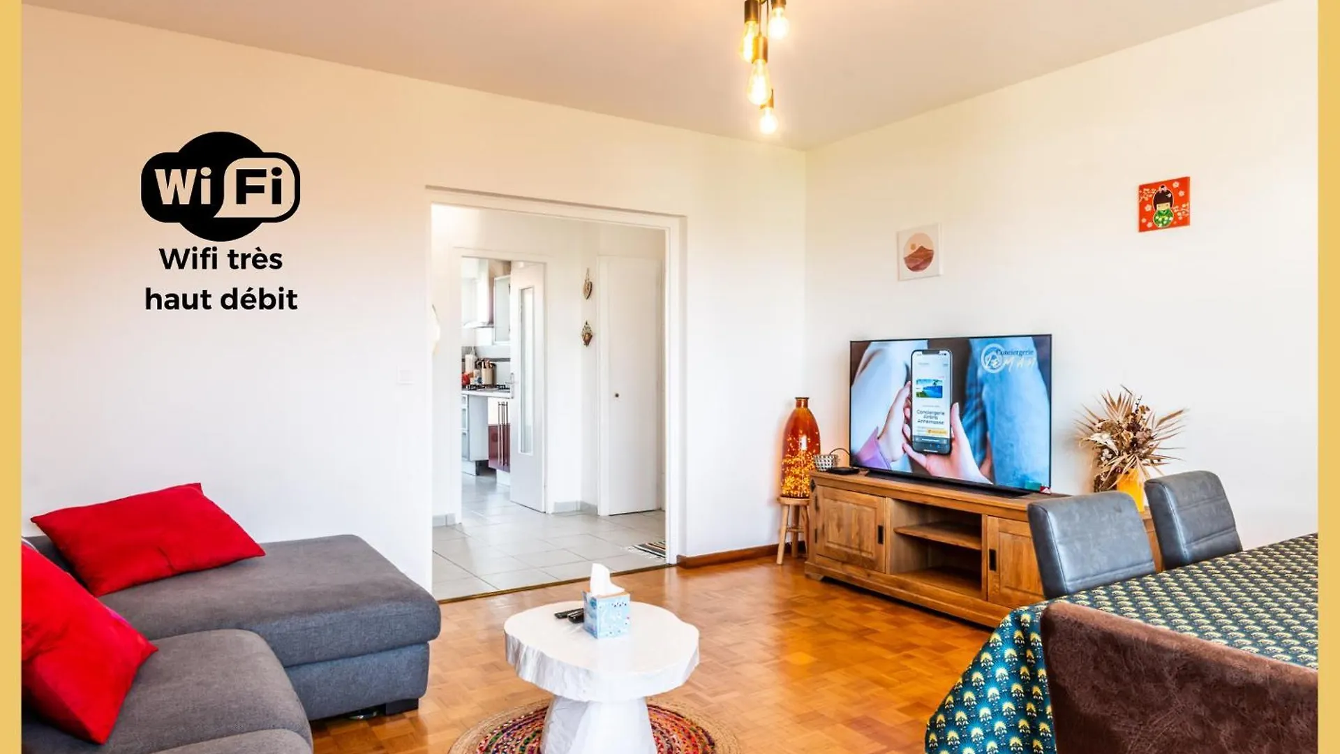 Chez Lisa I T3 I Annemasse Apartment 0*,